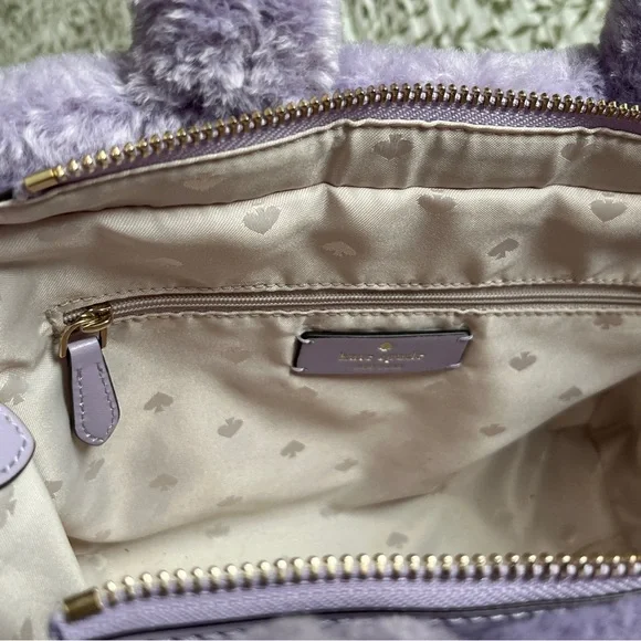 Kate Spade Ellie Faux Fur Small Tote - Picture 3 of 5